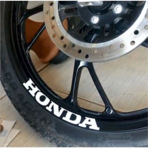 Kit 8 Adesivos Honda Branco Vinil Recortado Moto Carenagem