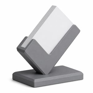 Porta Cartão de Visita 3D PETG Expositor Mesa Suporte Premium
