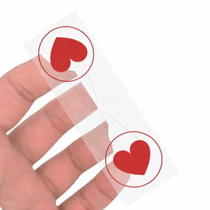Etiquetas Lacre Adesivo Transparente 3,5x10cm | Segurança c/ Picote | 100 a 300 Unidades