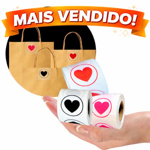 Etiquetas Lacre Adesivo Transparente 3,5x10cm | Segurança c/ Picote | 100 a 300 Unidades