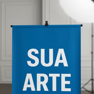 Banner Com Suporte Completo Com Sua Arte 80x180 Cm