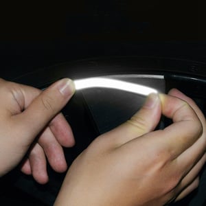 Adesivo Refletivo para Carro Moto Bike Alta Visibilidade 300m 20 peças