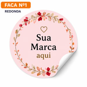 1000 Etiquetas Adesivas Personalizadas 4x4cm | Rótulos para Produtos e Embalagens
