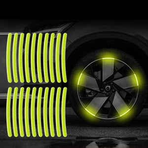 Adesivo Refletivo para Carro Moto Bike Alta Visibilidade 300m 20 peças