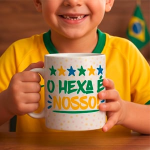 Caneca Infantil Personalizada Polímero (Plástico) 325ml Estampa Colorida Sublimação Branca Brilho 