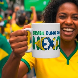 Caneca Branca Personalizada Cerâmica 325ml  Sublimação Branca Brilho Tam. da arte: 200x90mm