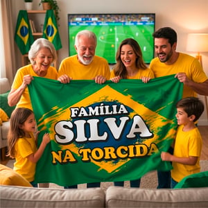 Bandeira Brasil Urban Tecido Oxford Personalizado Estampa Colorida  Corte Reto 