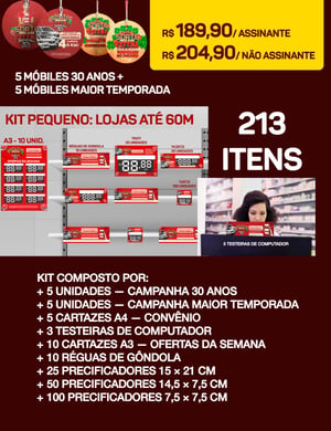 Kit Médio Sorte Real- 30 Anos- Avulso
