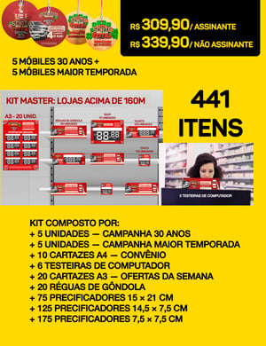 Kit Master Sorte Real- 30 Anos- Avulso