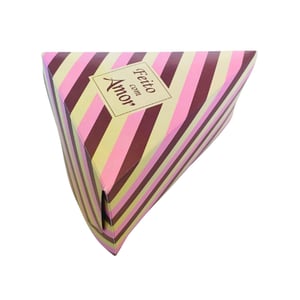 Embalagem Fatia Tortas e Bolos Papelão 12x10x8cm    