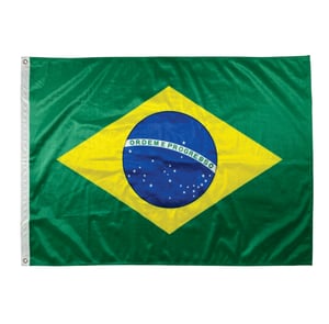 Bandeira Oficial do Brasil - Modelo Estampada Dupla-Face      
