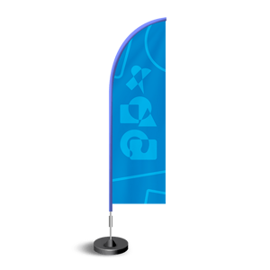 Wind Banner Completo para Piso OXFORD 3,00 M 4X4   