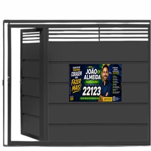 ADESIVO DE PORTÃO Adesivo Vinil 90g 45x32 cm 4x0 Sem Verniz  