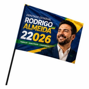 BANDEIRA COM HASTE      