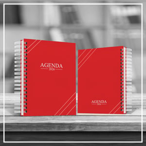 Agenda Comercial 2026 - Capa Lisa