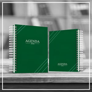 Agenda Comercial 2026 - Capa Lisa