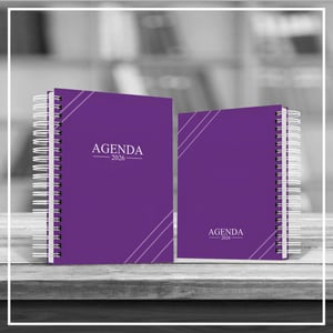 Agenda Comercial 2026 - Capa Lisa