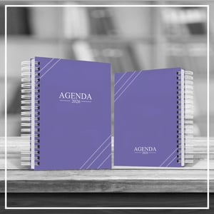 Agenda Comercial 2026 - Capa Lisa