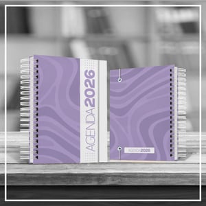 Agenda Comercial 2026 - Capa Estampada