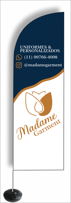 WINDBANNER M - 2,35 Tecido Poliéster WINDBANNER M - 2,35 4X4 Colorido frente e verso Sublimação  