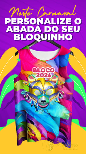 ABADÁS PERSONALIZADOS Tecido Dry Fit Estampa Colorida  Sublimação  