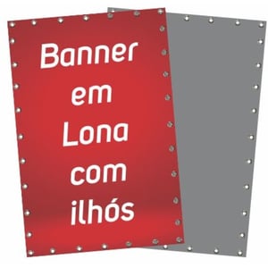 Lonas com e sem ilhós
