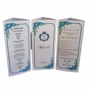 Menu de mesa