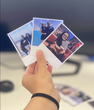 Foto estilo polaroide Papel fotográfico 9x7cm 4x0  Corte reto 