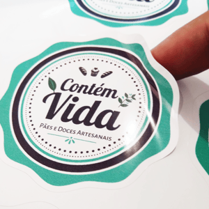 Adesivo vinil branco  - Folha A3 Vinil Branco A3 (29,7x42cm) 4x0   