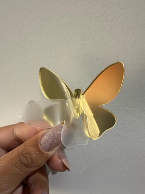 Kit Borboletas de Acrílico Espelhado 5x4cm Decoração Charmosa e Elegante