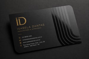 Cartão de Visita UV Localizado