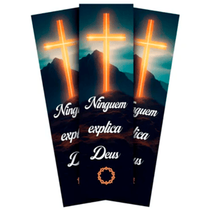 Marca Página Couchê Brilho 300g 18x5cm Selecionar Verniz Total Frente  