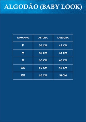 CAMISETA ALGODÃO PERSONALIZADA