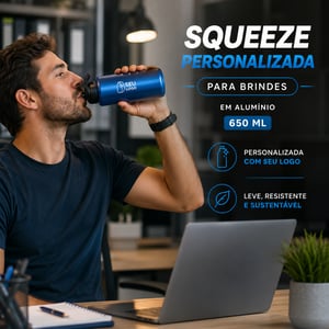 Squeeze Alumínio 650ml