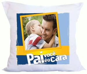 Almofada Personalizada poliester 40x40 cm Impressão Só Frente Sublimação  