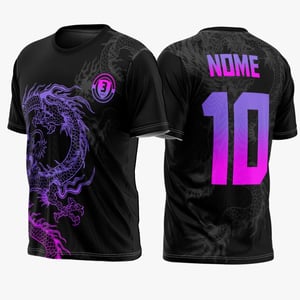 CAMISETA DRY FIT 100% poliéster  Estampa colorida   