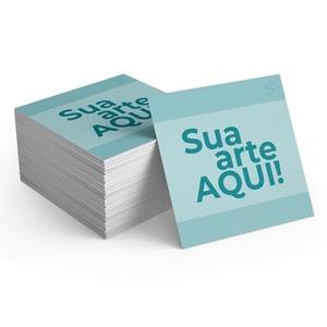 Cartão Duplo Couchê 250g 9x10cm 4x0 Verniz Total Corte Reto 
