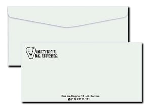 ENVELOPE OFÍCIO Sulfite 80g 11X23cm 1x0   