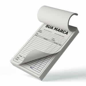 TALÃO 10X15CM - OFFSET Papel offset 75g 10x15cm Impressão em Preto  Picote e cola 100x1 ou 50x2 vias