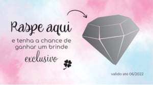 RASPADINHAS Couchê 250g 9X5cm 4x0  Corte Reto Pode dividir em 10 prêmios