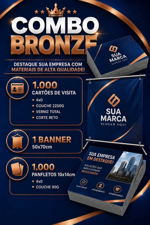 COMBO BRONZE      Promoção válida apenas com arte pronta.