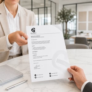 PAPEL TIMBRADO Sulfite 75g 210x297mm 1x0 Sem enobrecimento Refile 