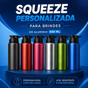Squeeze Alumínio 650ml