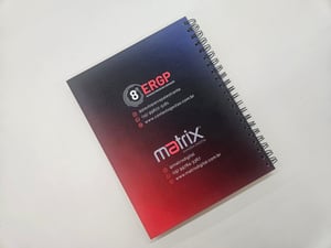Caderno corporativo personalizado