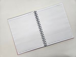 Caderno corporativo personalizado