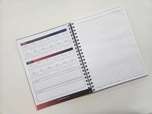 Caderno corporativo personalizado