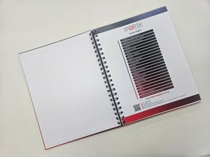 Caderno corporativo personalizado