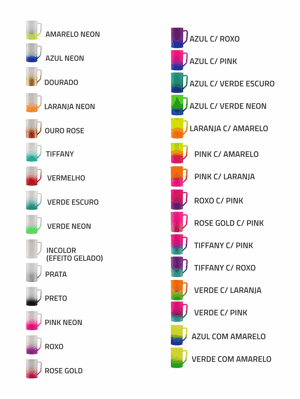 Caneca 500ml Degradê