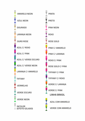 TAÇA ESPUMANTE DEGRADÊ