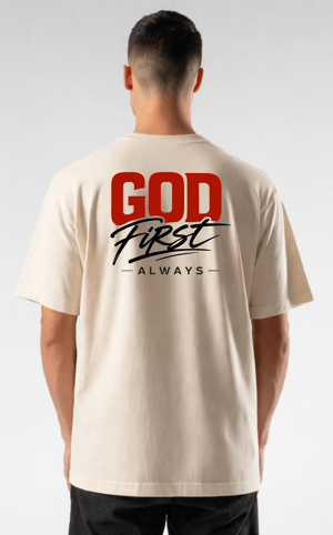 Camiseta God First Always